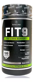 Suplemento en cápsula Sascha Fitness Fit 9 vitamina c en pote 120 un