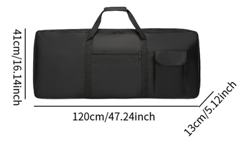Funda Para Teclado Funda Acolchada Gruesa Para 76 Teclas