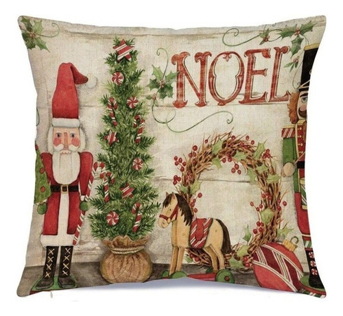 Fundas Para Cojines Cojín Decoración Navideña 45x45cm Paquet