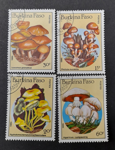 Sello Postal - Burkina Faso - Setas - 1985