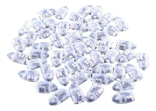100 Pzs Mini Luces Led Redondas De Globos De Luz De Blanco
