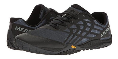 Merrell Trail Trail Glove 4 Runner Para Hombre, Negro, 11 M