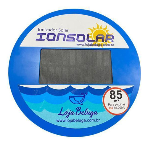 Ionizador Solar Flutuante Para Piscinas De Até 85 Mil Litros
