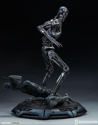 Terminator T-800 Endoskeleton Estatua Sideshow