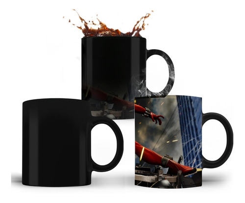 Taza Mágica Spiderman 5 Modelos Personalizada