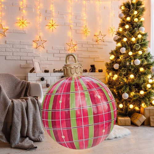 Bola Inflable De Navidad 60cm Atmósfera Festiva Inflable