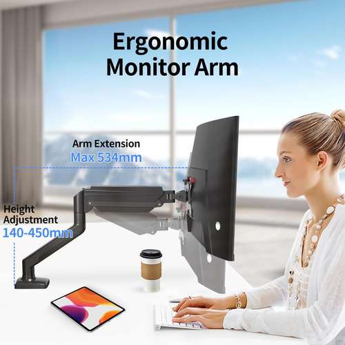 Suporte De Monitor Único Suptek Para 13-32 Polegadas, Suport
