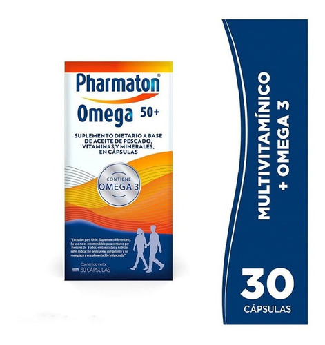 Pharmaton Omega 50+ Suplemento Dietario 30 Capsulas