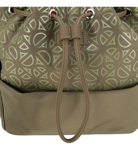 Bolsa Backpack Cloe Dijaden Grande Color Verde