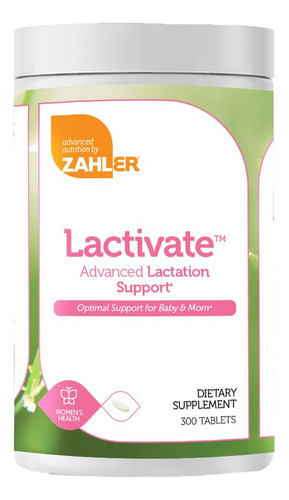 Zahler Lactivate Suplemento Avanzado Lactancia 300 Tab