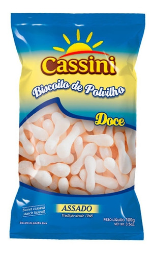 Biscoito De Polvilho Assado Doce Cassini 100 Grs