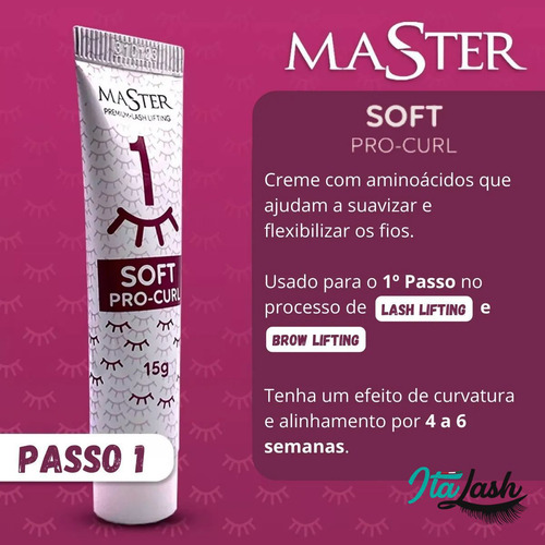 Kit Passo 1 E Passo 2 Master Lash Lifting Brow Lamination