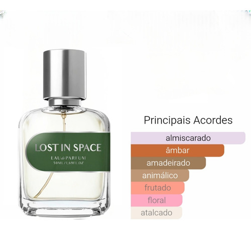 Lost In Space - Adel Perfumes -50ml - Minimalista E Elegante