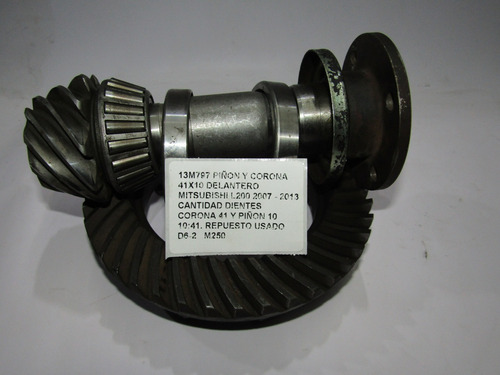 Piñon Y Corona 41x10 Delantero Mitsubishi L200 2007 - 2013 (Usado)