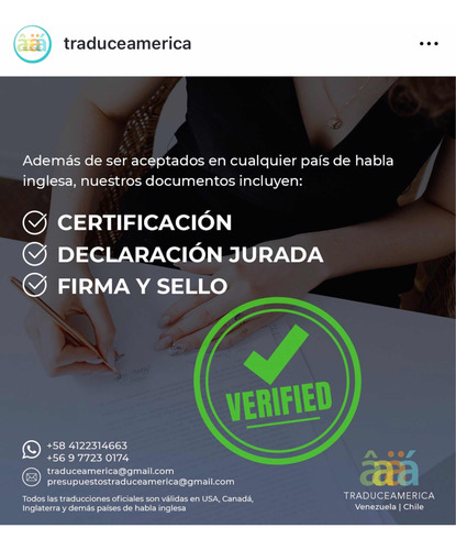 Traductor Certificado/intérprete Público