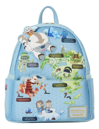 Mini Backpack Avatar The Last Airbender Map Of The Four Nations Loungefly 2024