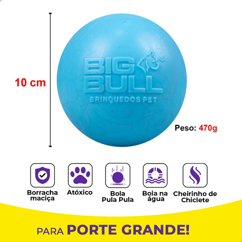 Juguete antiestrés Rottweiler Ball para perros grandes, color verde