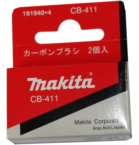 Carbones Escobillas Originales Makita Cb 411 Ps