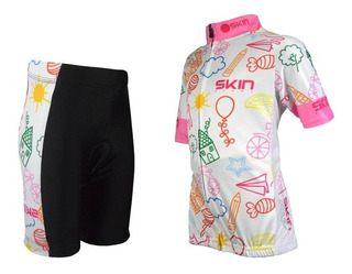 roupa ciclismo infantil feminino