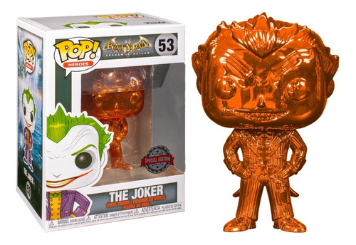 Funko Pop The Joker Guason Chrome Cromado Batman Heroes