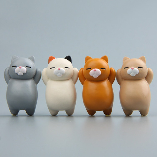 8 Imán Creativo De Heladera 3d De Gato Realista Japonés