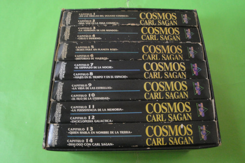 Video Vhs Cosmos Carl Sagan Año 1989 Coleccion Completa (Usado)