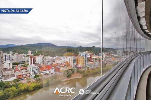 Imagem 14 de 30 de Acrc Imóveis - Apartamento No Bairro Ponta Aguda, Com Ampla Área Privativa E 04 Vagas De Garagem - Ap02365 - 33733930