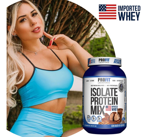 Isolate Protein Mix Whey Isolado Bcaa Glutamina Profit Labs