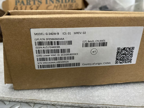Router Wifi Access Point Inalambrico Alcatel Lucent G240w-b