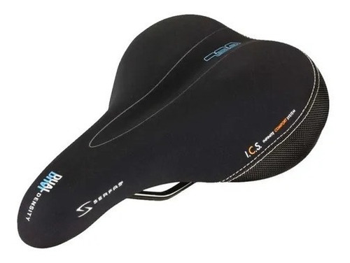 Assento de bicicleta confortável Serfas Dama Ddl-200 Lycra, largura 178 mm, comprimento 254 mm