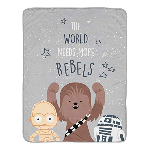 Star Wars Rebels R2d2/c-3po/chewbacca Manta Suave De Sh...
