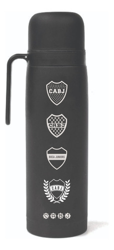 Termo Personalizado Grabado Acero Inox. - 1lt. Media Manija Boca