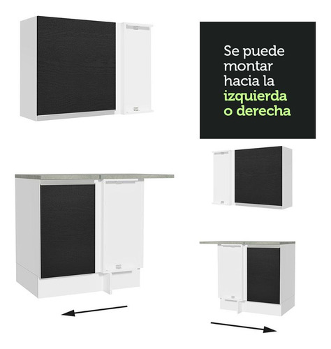 Cocina Integral Completa Modular Madesa Glamy 349cm Bn 06
