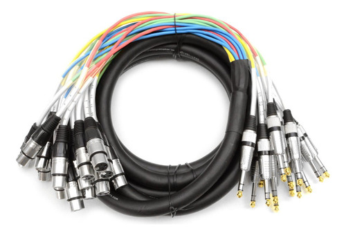 Cable Serpiente Xlr Hembra 16 Canal 15 Trs 1 4 