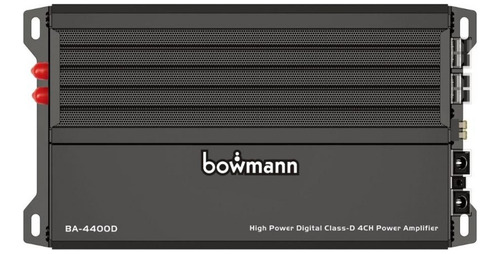 Planta Carro Amplificador Clase D 4 Canales Bowmann Ba-4400d