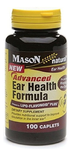 Mason Natural Advance - Fórmula Para La Salud De Los Oídos,
