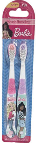 Barbie Brushbuddies Cepillo De Dientes Para Niñas 2pz