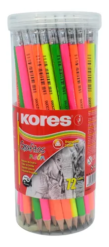 comprar Lápiz Grafito Neón Kores Triangular X 72 Unidades