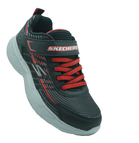 Tenis Skechers Snap Sprints 2.0 403795 Bgrd Gri/neg/roj Kids