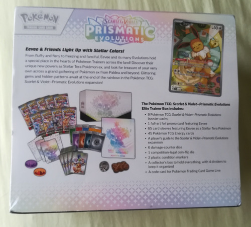 Pokemon Tcg Prismatic Evolutions Etb Inglés Prismatic Evolutions Inglés (Usado)