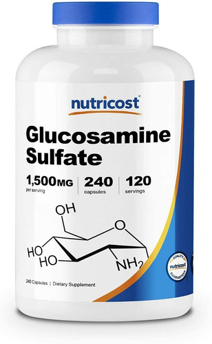 Glucosamina Sulfato 1500 Mg Nutricost 240 Capsulas