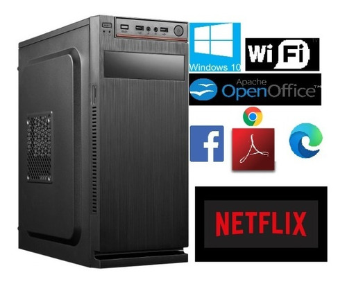Imagem 1 de 1 de Pc Cpu Computador Nova Intel Core I5 4gb Ssd 120gb Hdmi Wifi