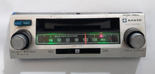 Radio Toca Fitas Sanyo Fusca Kombi Maverick Dodge Variant (Usado)