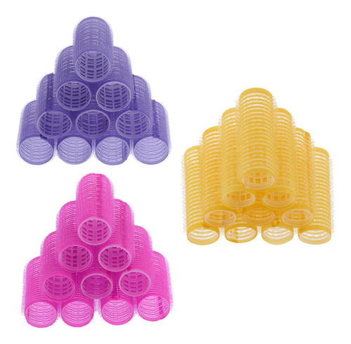 30x Rulos Para El Cabello Rizos Rizados Rodillos Para El
