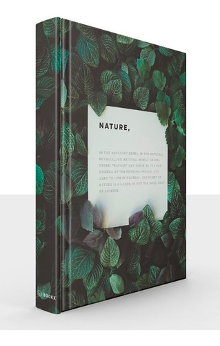 Caja Nature Book de 36 x 27 x 5 cm, color natural