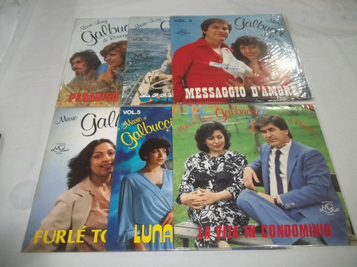 Lp Vinil - Mario Luigi Galbucci Di Romagna - 6 Discos