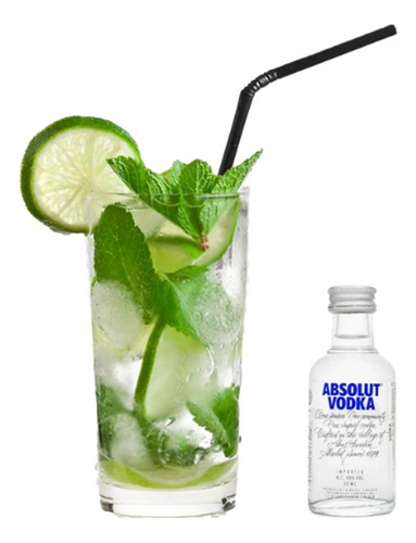 Miniatura Vodka Absolut 50ml Mini Garrafa Original Lacrado