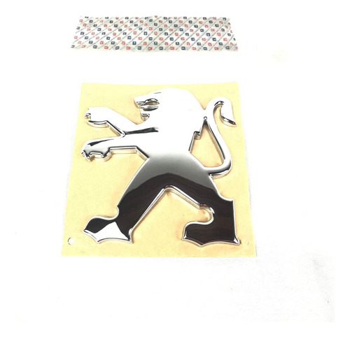 Emblema Cromado Leão Tampa Traseira Peugeot Hoggar Original