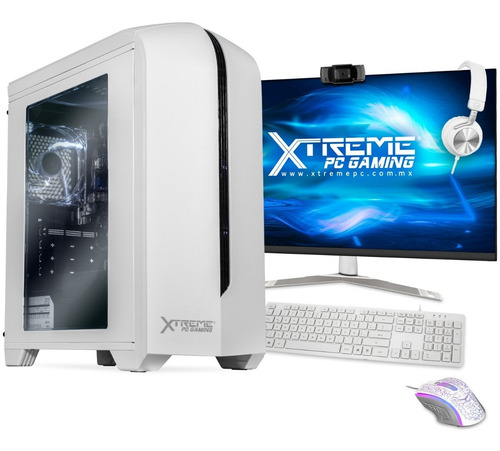 Imagen 1 de 6 de Xtreme Pc Core I5 10400 8gb Ssd Monitor 23.8 Camara Web Wifi
