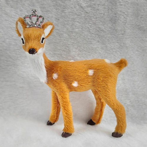 Precioso Ciervo Estatuilla Arte Manualidades Modelo Animal